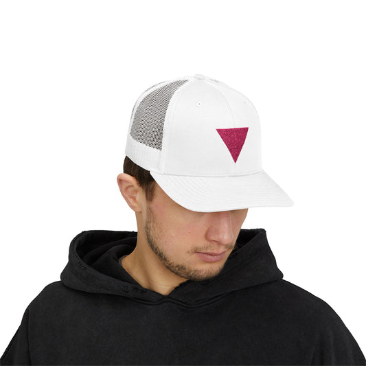 Pink Triangle *Tribute* - Snapback Trucker Hat (Embroidered)