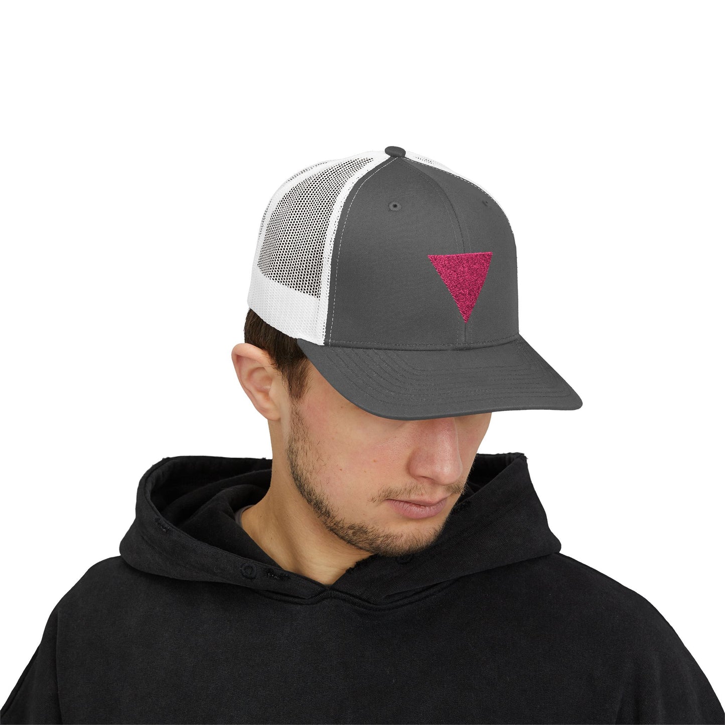 Pink Triangle *Tribute* - Snapback Trucker Hat (Embroidered)
