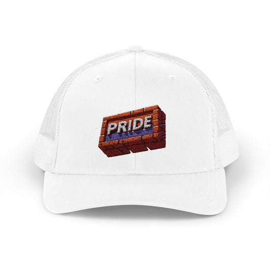 First Pride *Brick* - Snapback Trucker Hat (Embroidered)