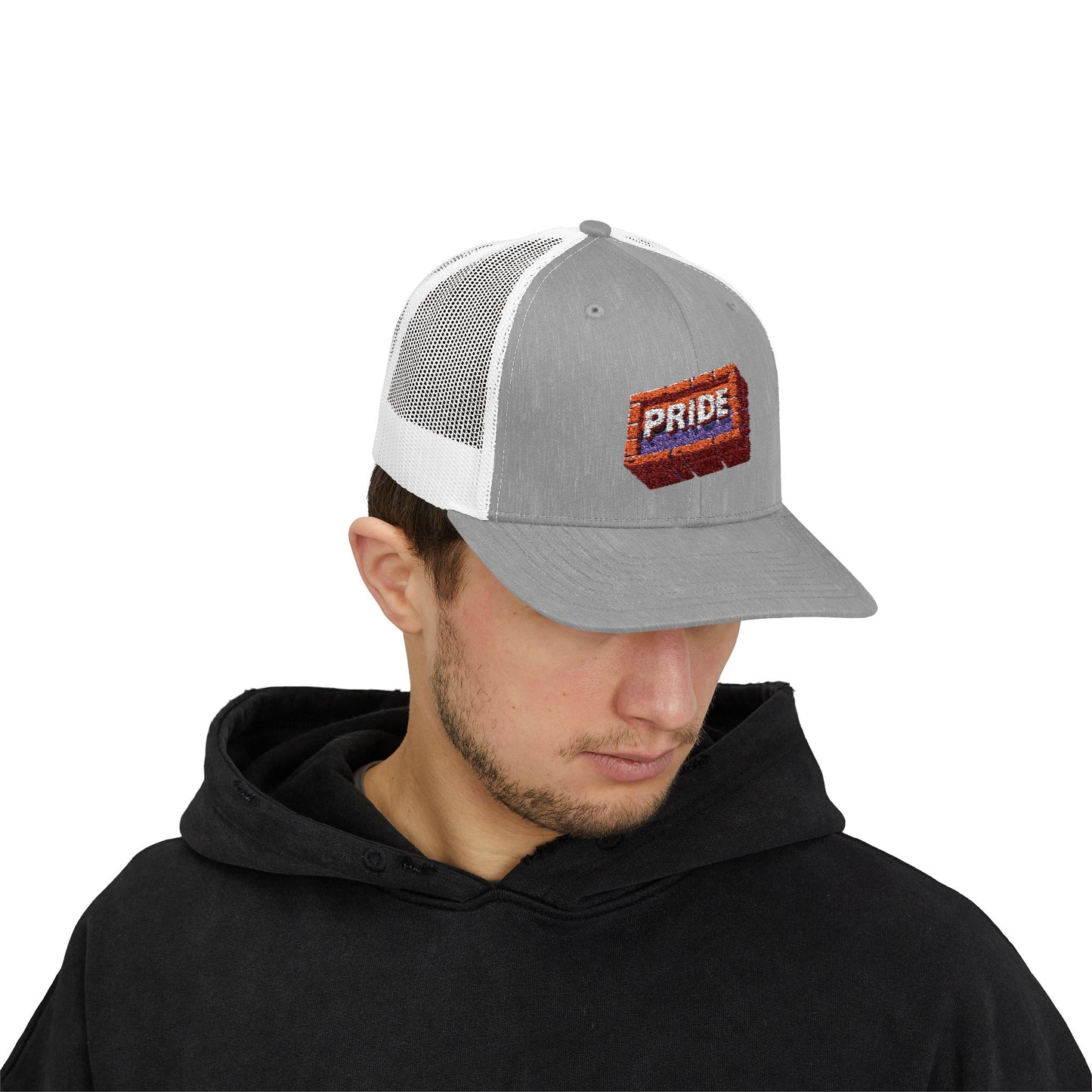 First Pride *Brick* - Snapback Trucker Hat (Embroidered)
