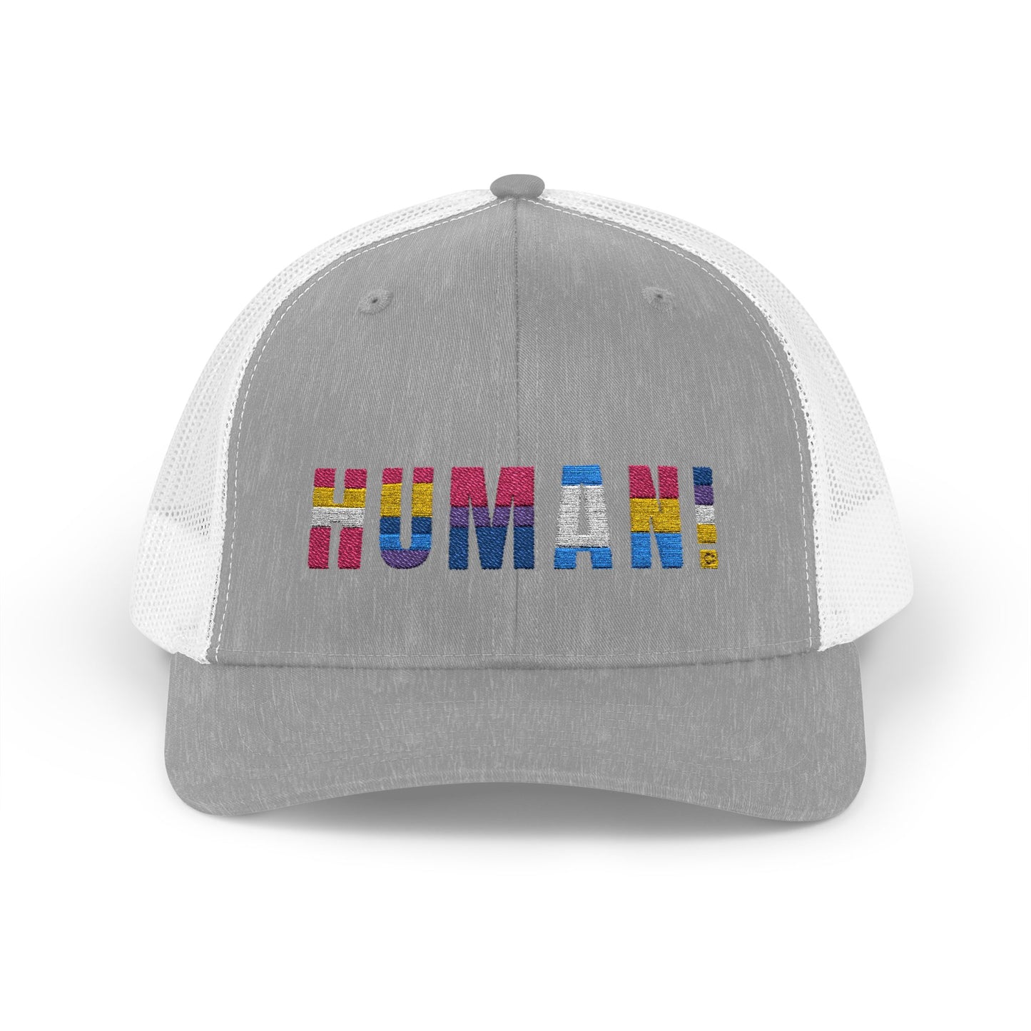 HUMAN - Snapback Trucker Hat (Embroidered)