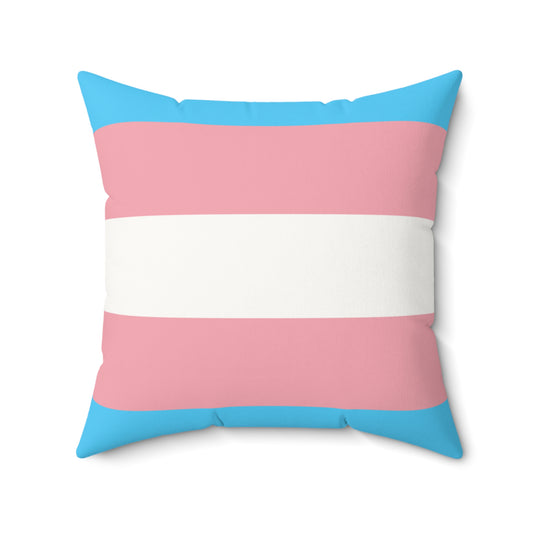 Trans - Faux Suede Pillow (Indoor)