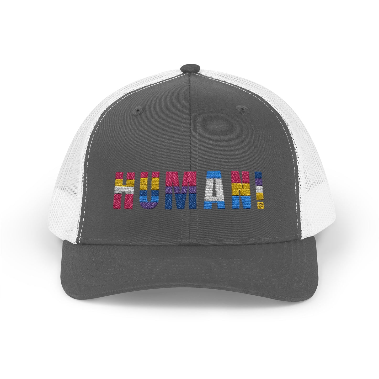 HUMAN - Snapback Trucker Hat (Embroidered)
