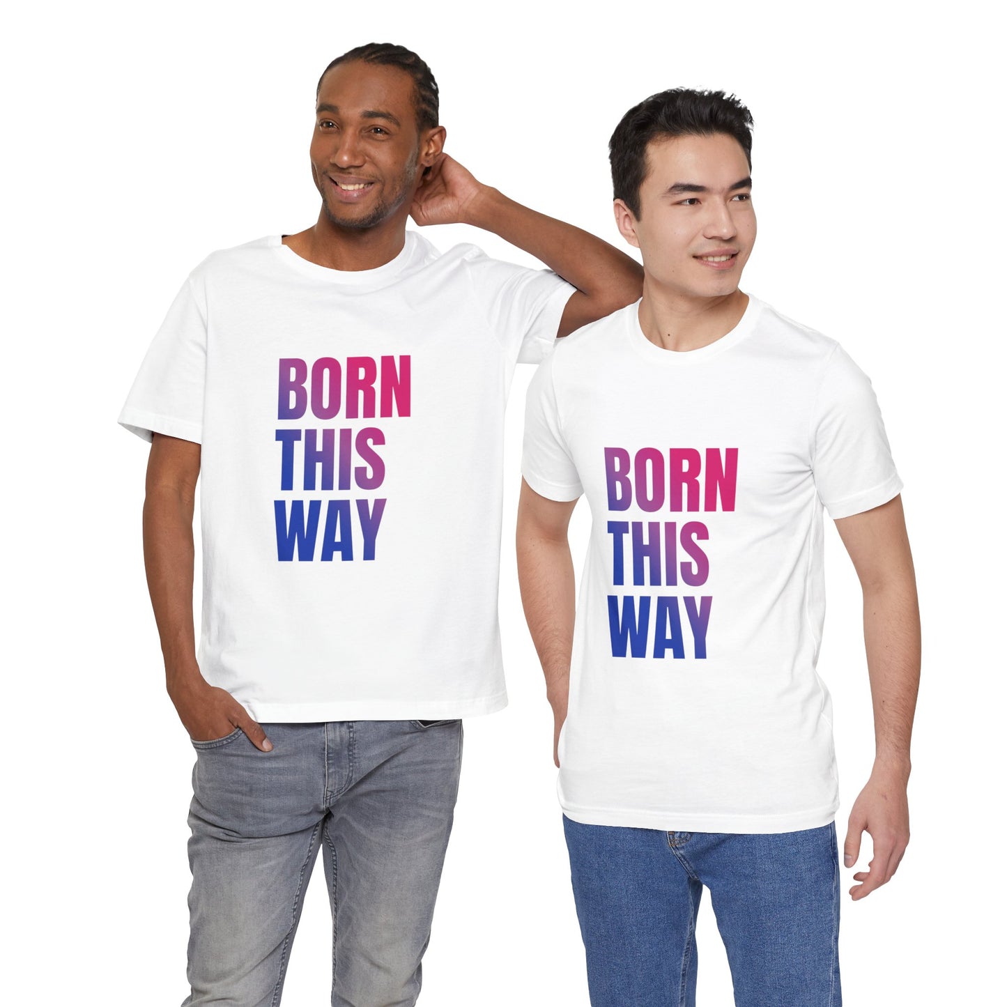 Born This Way - Bisexual Unisex Jersey T-Shirt