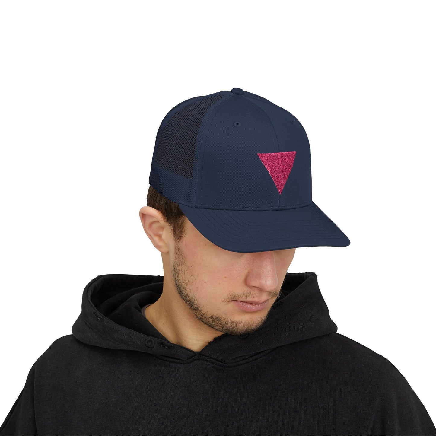 Pink Triangle *Tribute* - Snapback Trucker Hat (Embroidered)