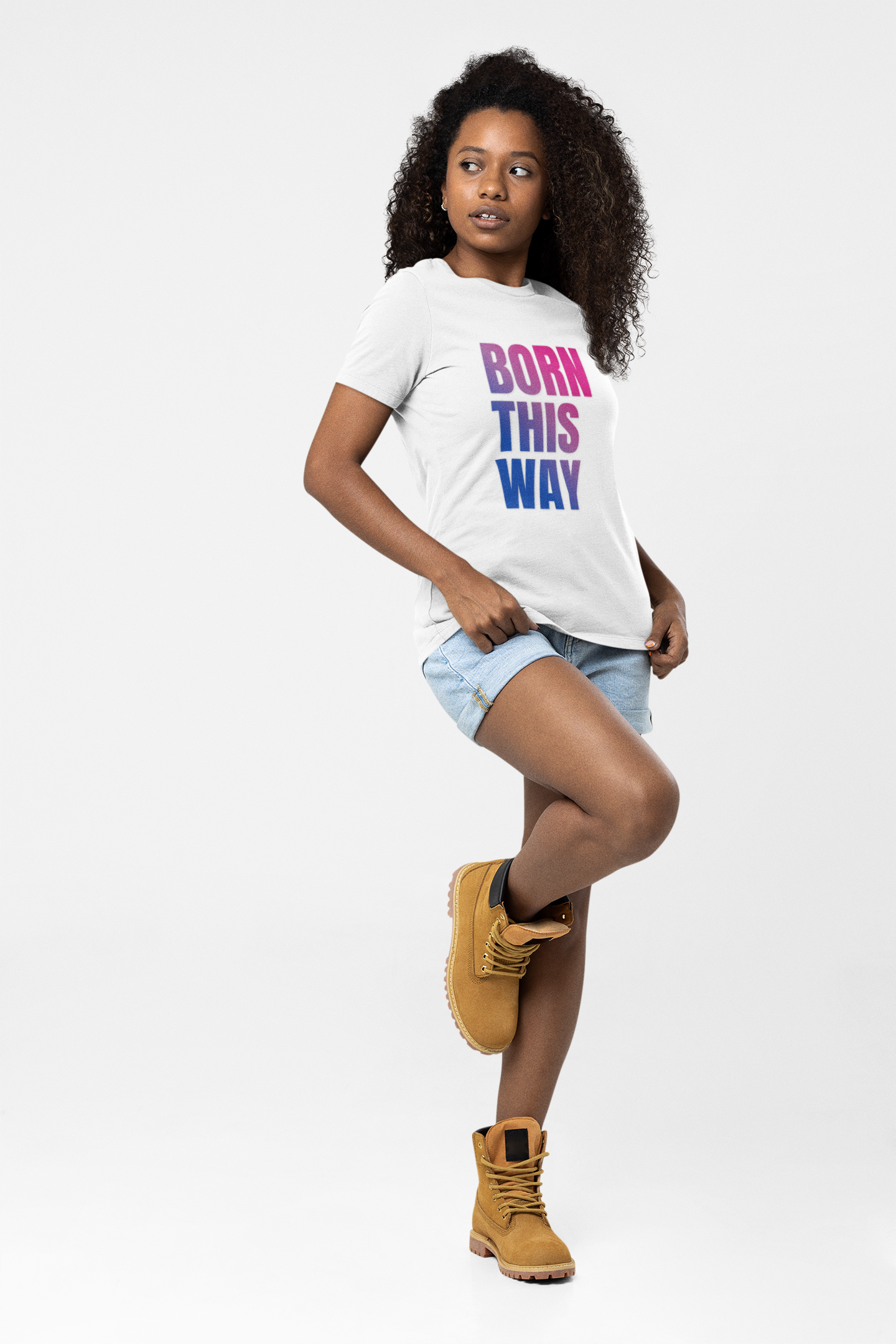 Born This Way - Bisexual Unisex Jersey T-Shirt