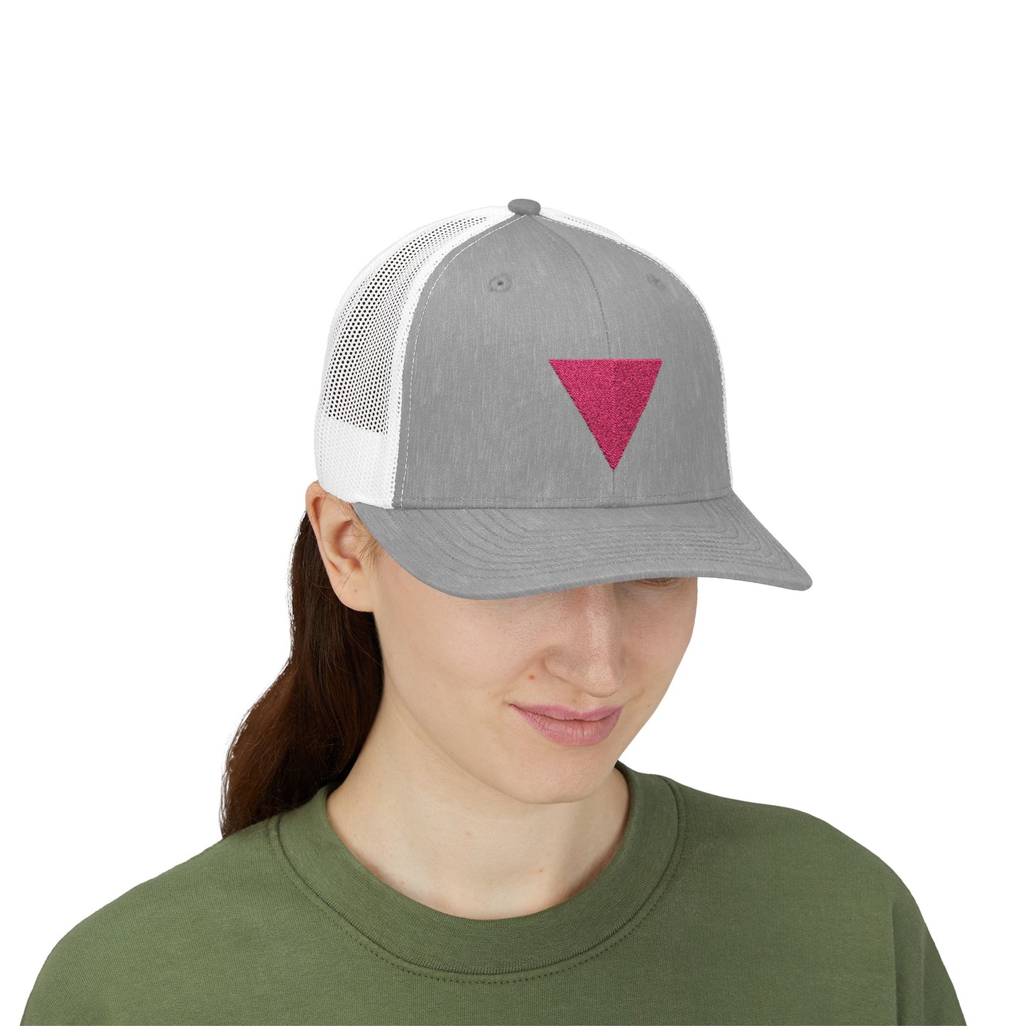 Pink Triangle *Tribute* - Snapback Trucker Hat (Embroidered)