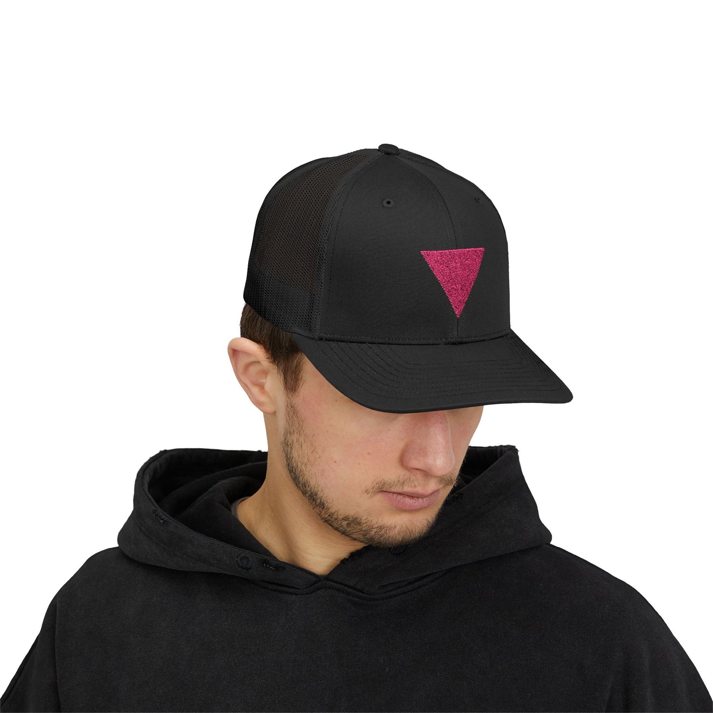 Pink Triangle *Tribute* - Snapback Trucker Hat (Embroidered)
