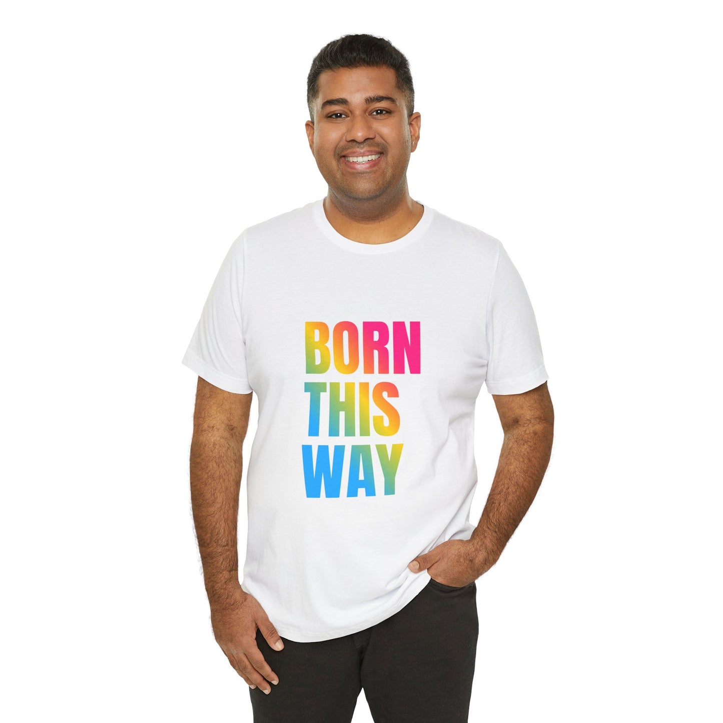 Born This Way - Pansexual Unisex Jersey T-Shirt