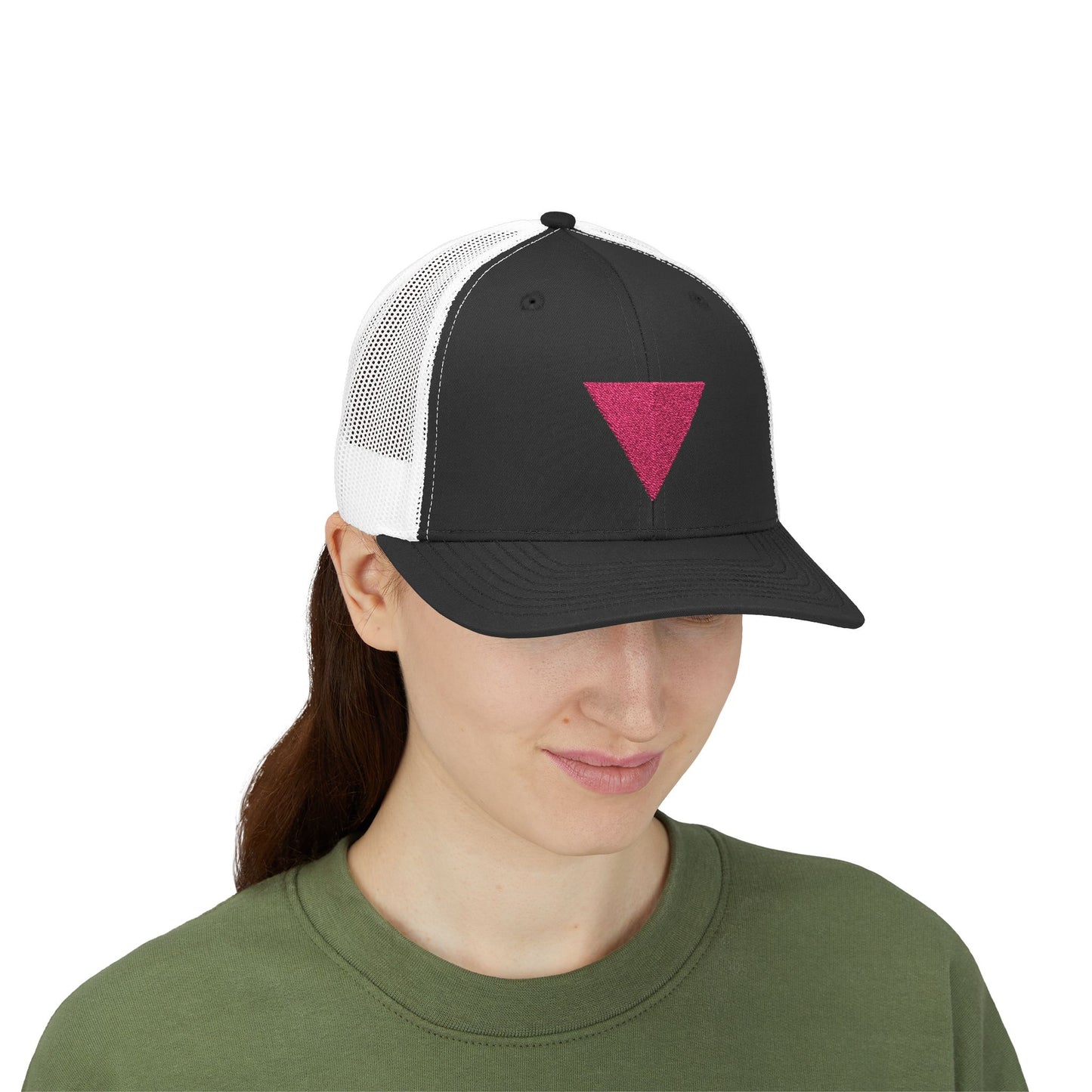 Pink Triangle *Tribute* - Snapback Trucker Hat (Embroidered)