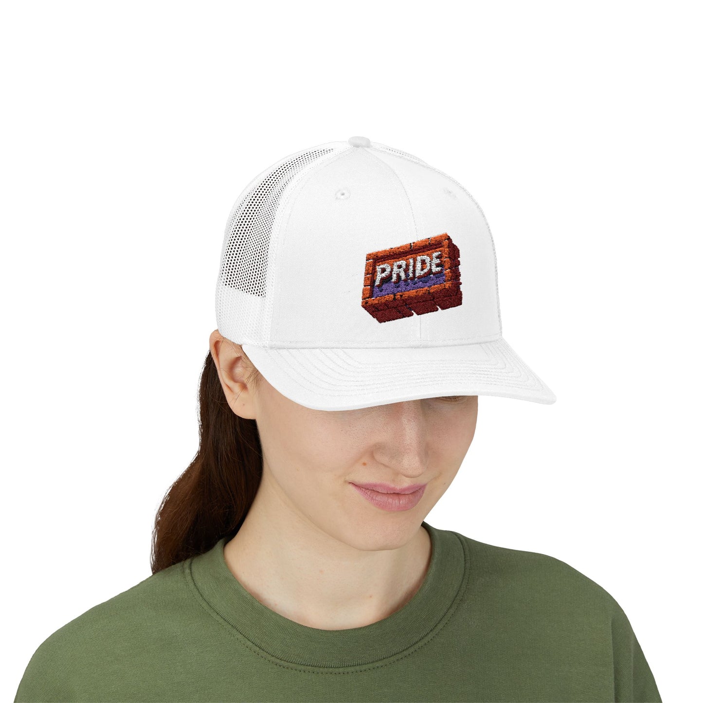 First Pride *Brick* - Snapback Trucker Hat (Embroidered)