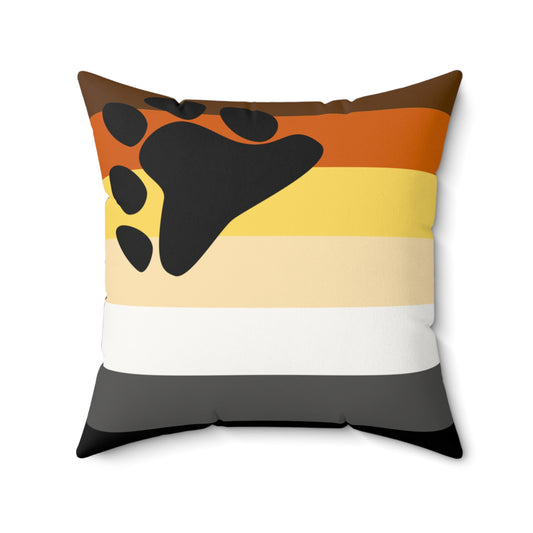 Bear - Faux Suede Pillow (Indoor)