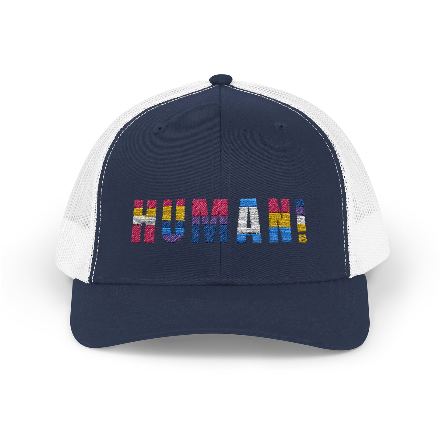 HUMAN - Snapback Trucker Hat (Embroidered)