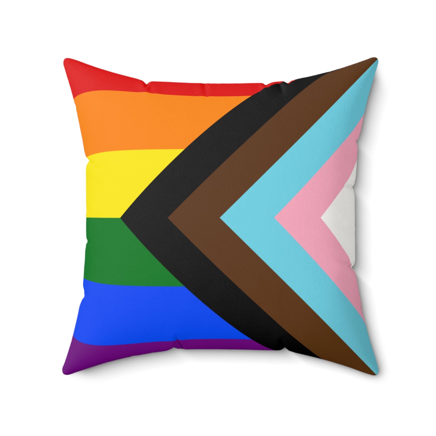 Progressive Pride - Faux Suede Pillow (Indoor)