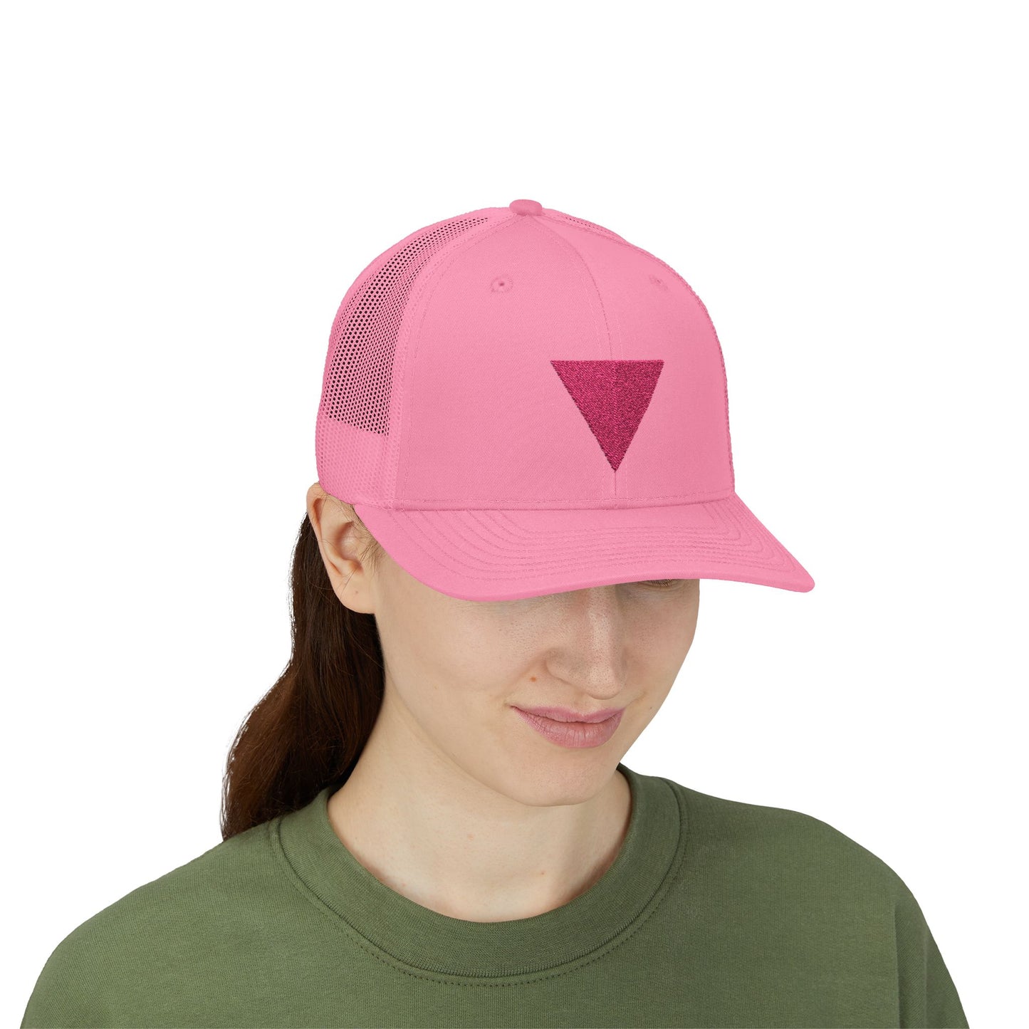 Pink Triangle *Tribute* - Snapback Trucker Hat (Embroidered)