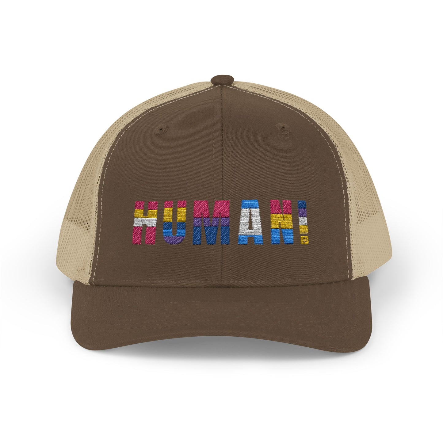 HUMAN - Snapback Trucker Hat (Embroidered)