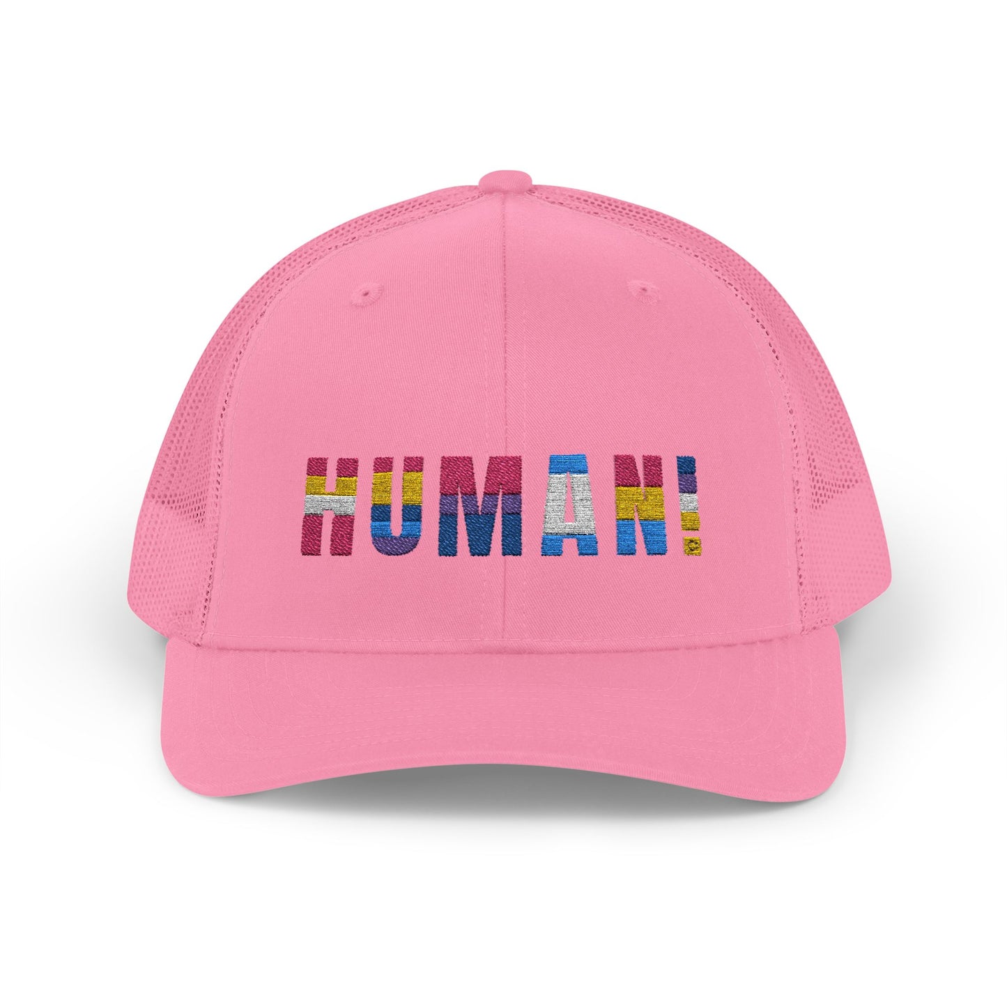 HUMAN - Snapback Trucker Hat (Embroidered)