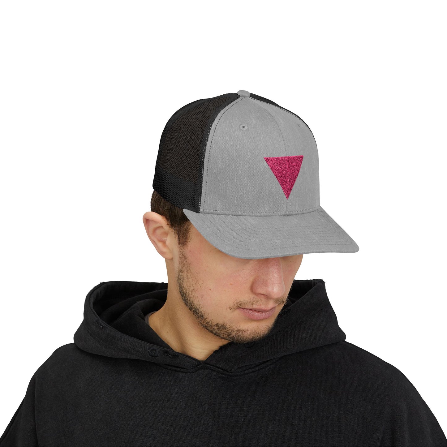 Pink Triangle *Tribute* - Snapback Trucker Hat (Embroidered)