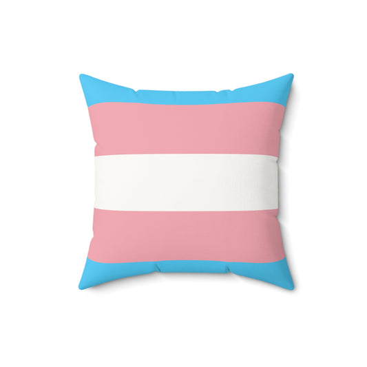 Trans - Faux Suede Pillow (Indoor)