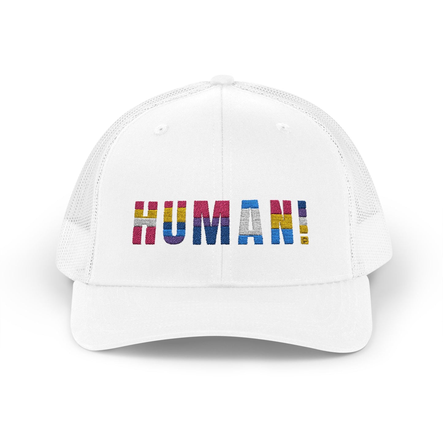 HUMAN - Snapback Trucker Hat (Embroidered)