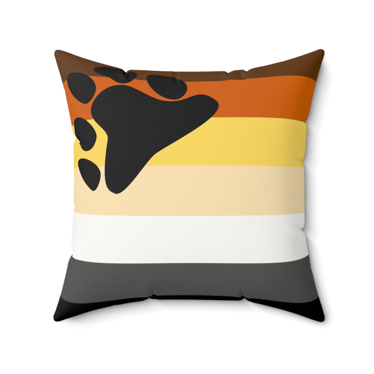 Bear - Faux Suede Pillow (Indoor)