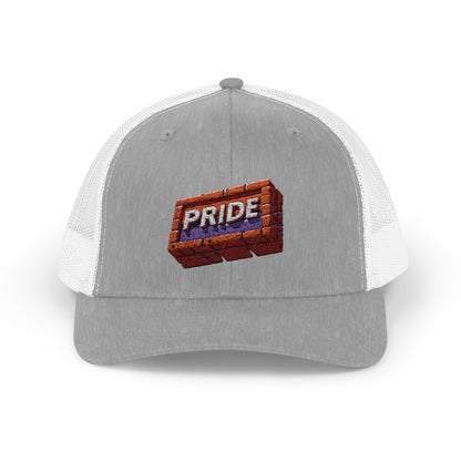 First Pride *Brick* - Snapback Trucker Hat (Embroidered)