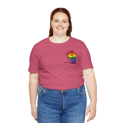 The First Pride Was A Riot *Resistant Heart* - T-Shirt