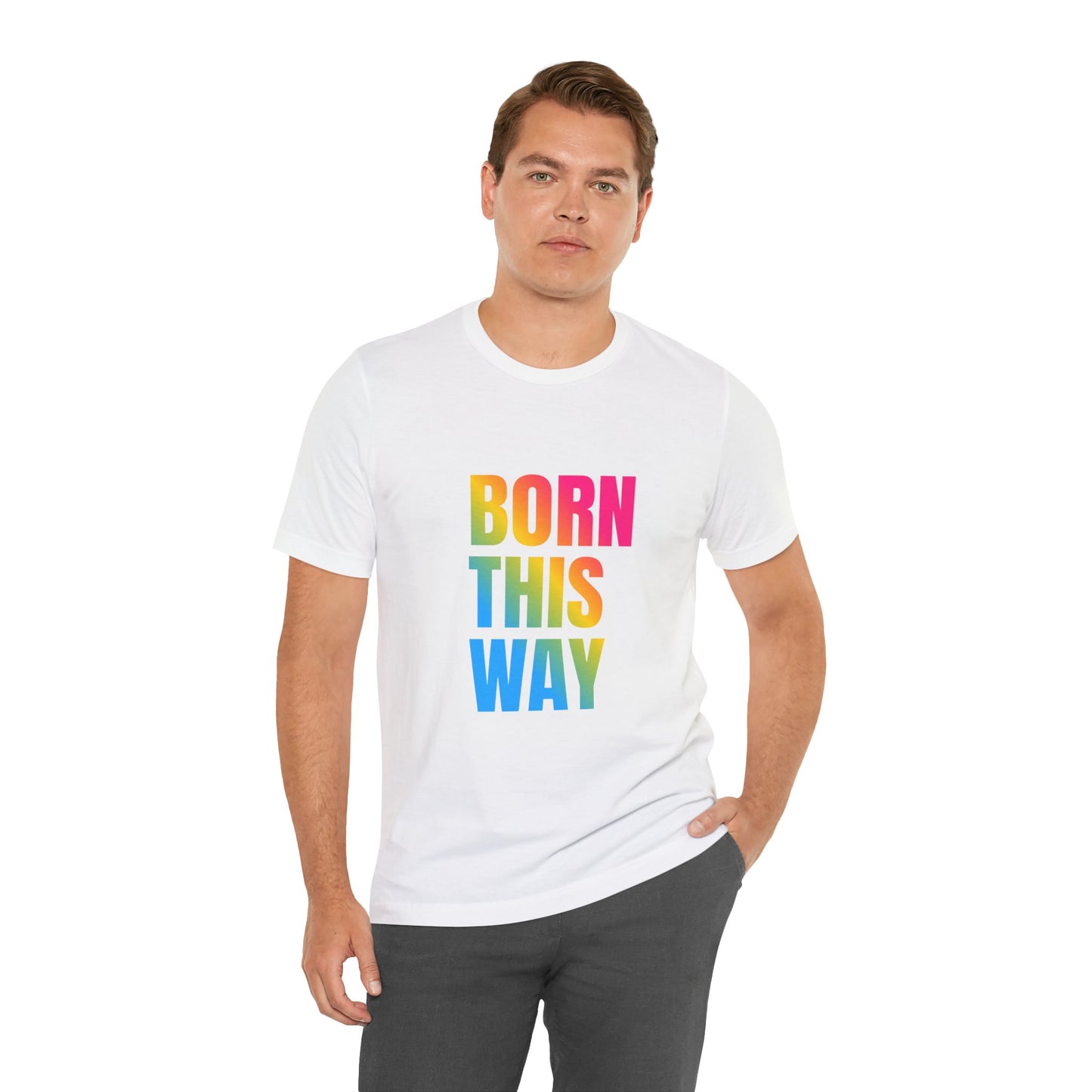 Born This Way - Pansexual Unisex Jersey T-Shirt