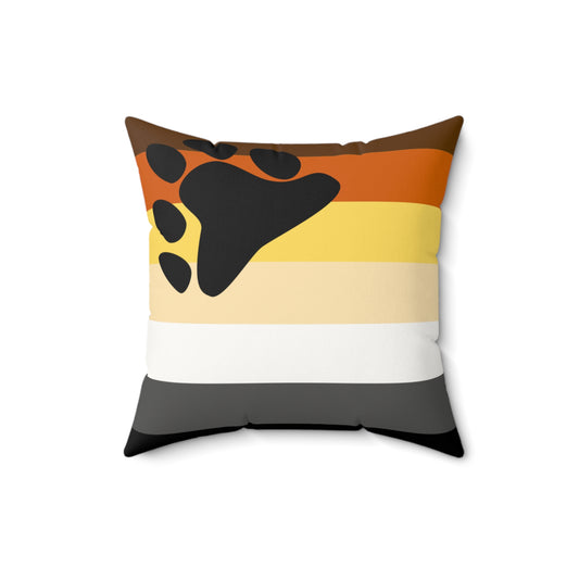 Bear - Faux Suede Pillow (Indoor)