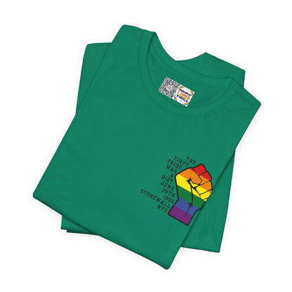 The First Pride Was A Riot *Resistant Heart* - T-Shirt
