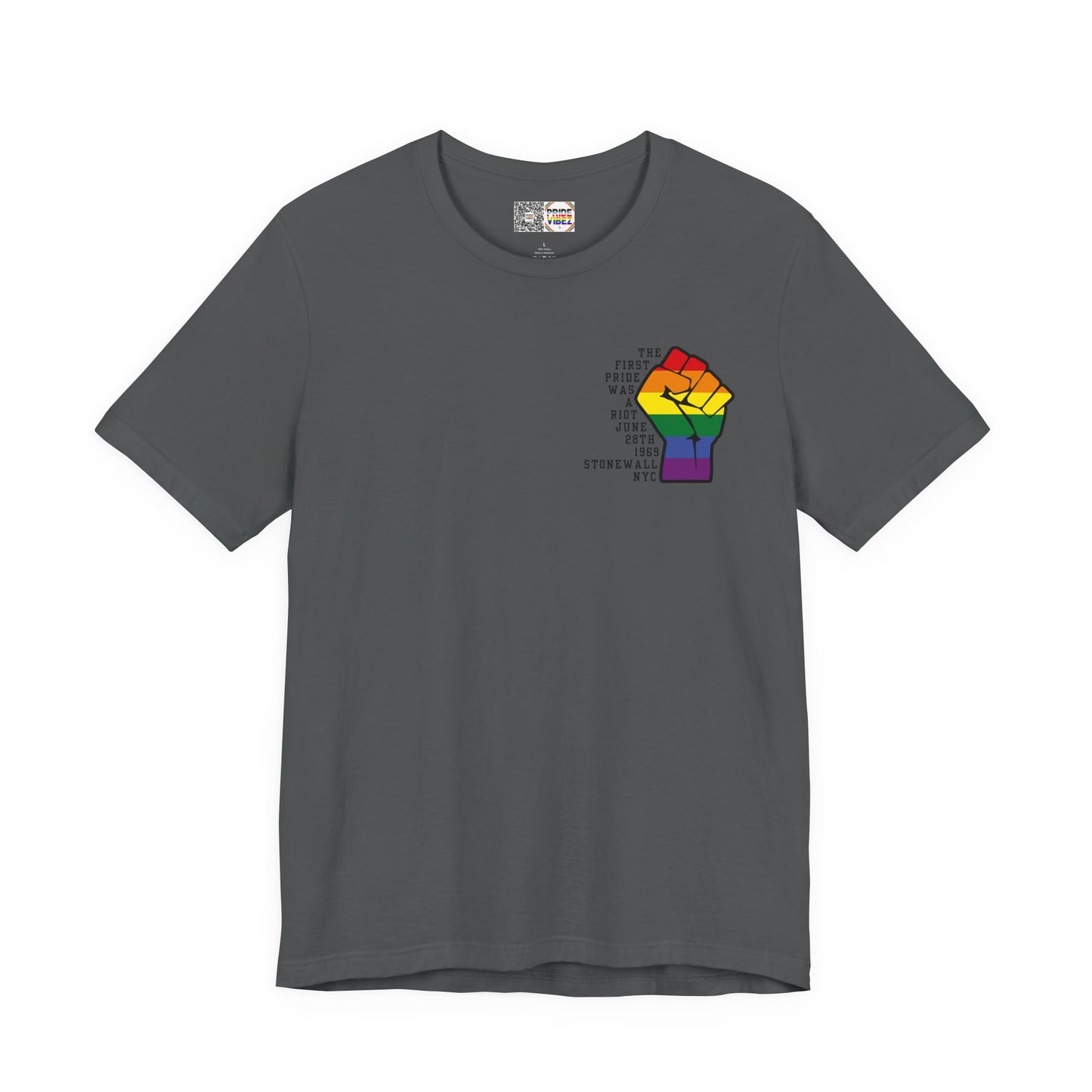 The First Pride Was A Riot *Resistant Heart* - T-Shirt