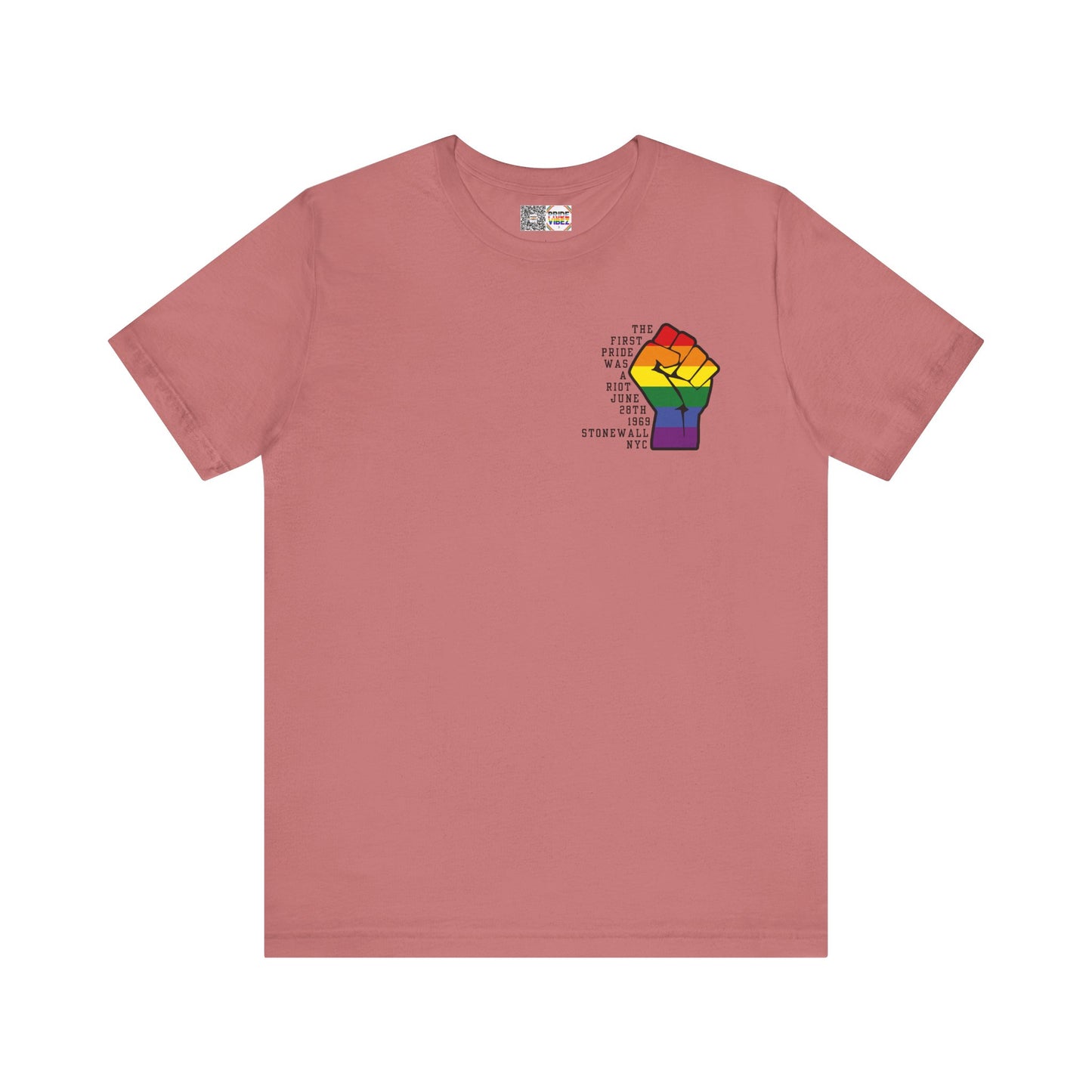 The First Pride Was A Riot *Resistant Heart* - T-Shirt