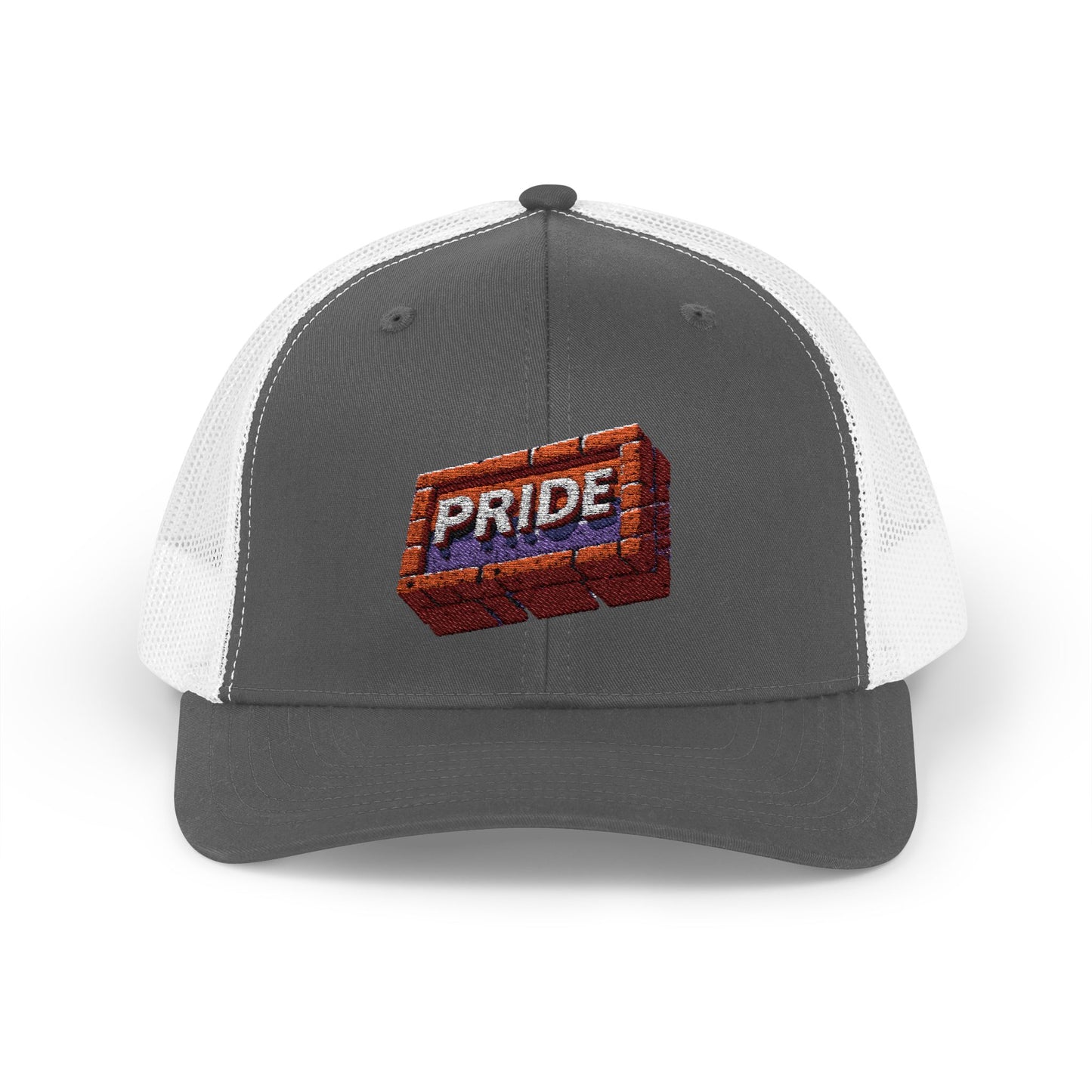 First Pride *Brick* - Snapback Trucker Hat (Embroidered)