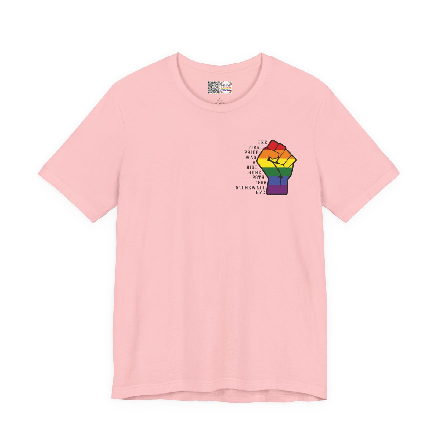 The First Pride Was A Riot *Resistant Heart* - T-Shirt