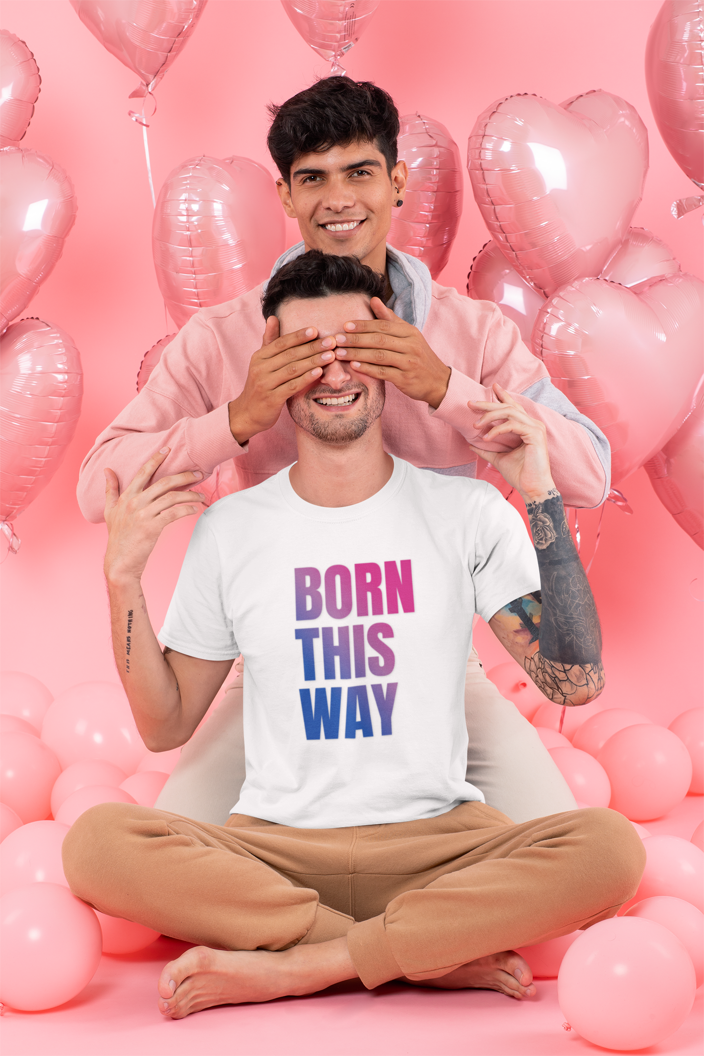 Born This Way - Bisexual Unisex Jersey T-Shirt