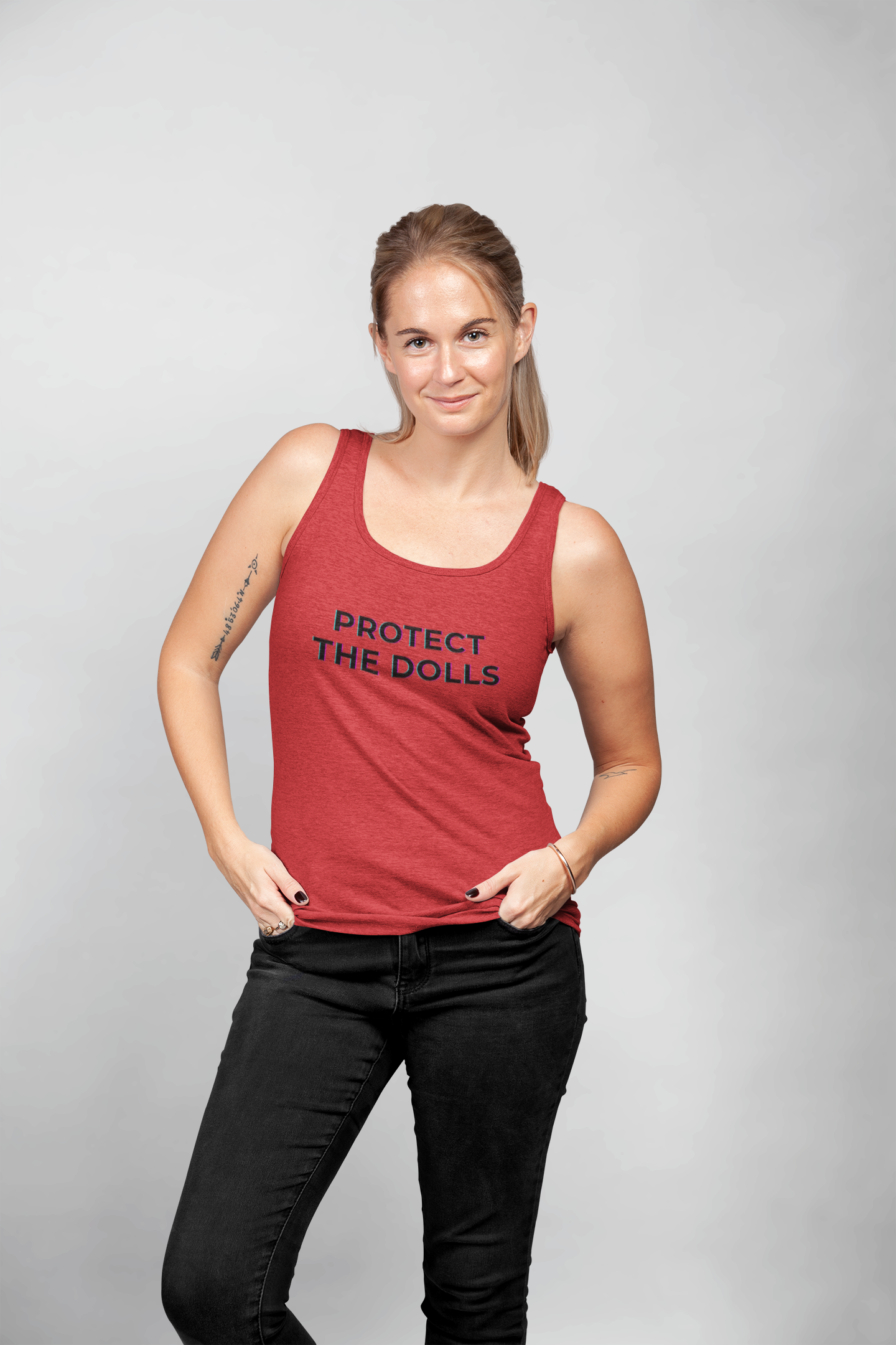 Protect The Dolls - Unisex Jersey Tank