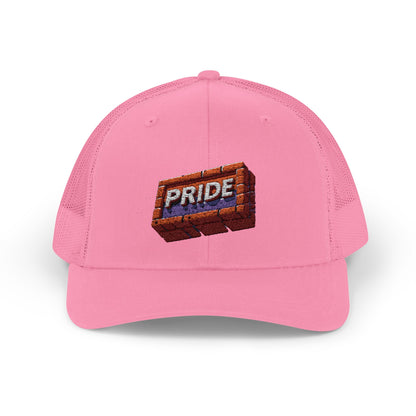 First Pride *Brick* - Snapback Trucker Hat (Embroidered)