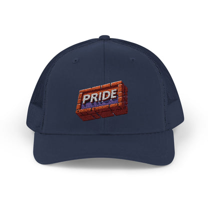 First Pride *Brick* - Snapback Trucker Hat (Embroidered)