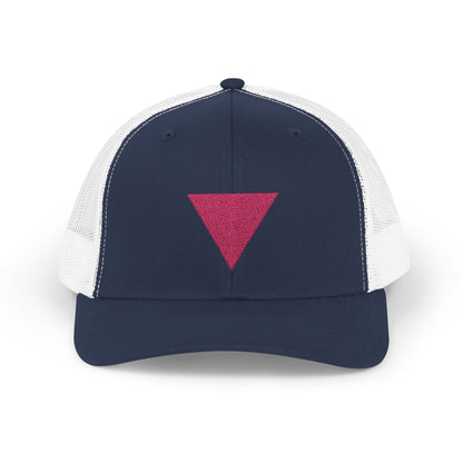 Pink Triangle *Tribute* - Snapback Trucker Hat (Embroidered)