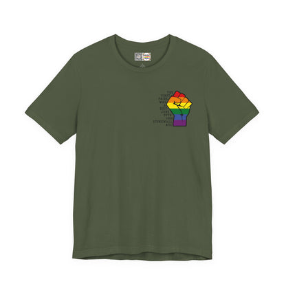 The First Pride Was A Riot *Resistant Heart* - T-Shirt