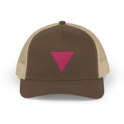 Pink Triangle *Tribute* - Snapback Trucker Hat (Embroidered)