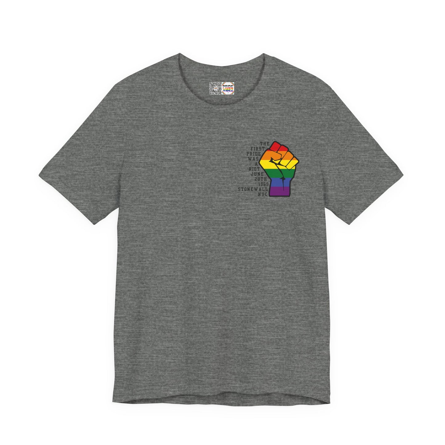 The First Pride Was A Riot *Resistant Heart* - T-Shirt