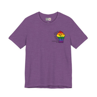 The First Pride Was A Riot *Resistant Heart* - T-Shirt