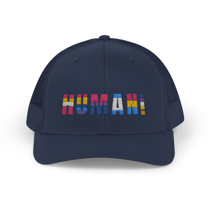 HUMAN - Snapback Trucker Hat (Embroidered)