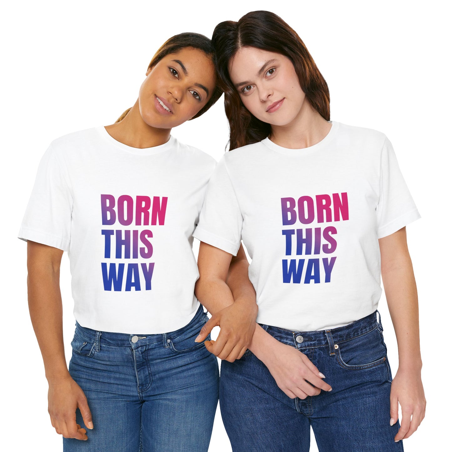 Born This Way - Bisexual Unisex Jersey T-Shirt