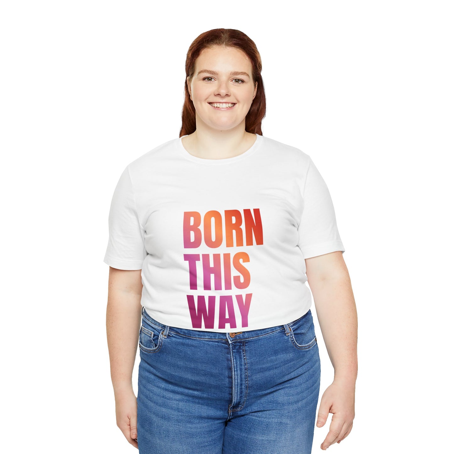 Born This Way - Lesbian Unisex Jersey T-Shirt